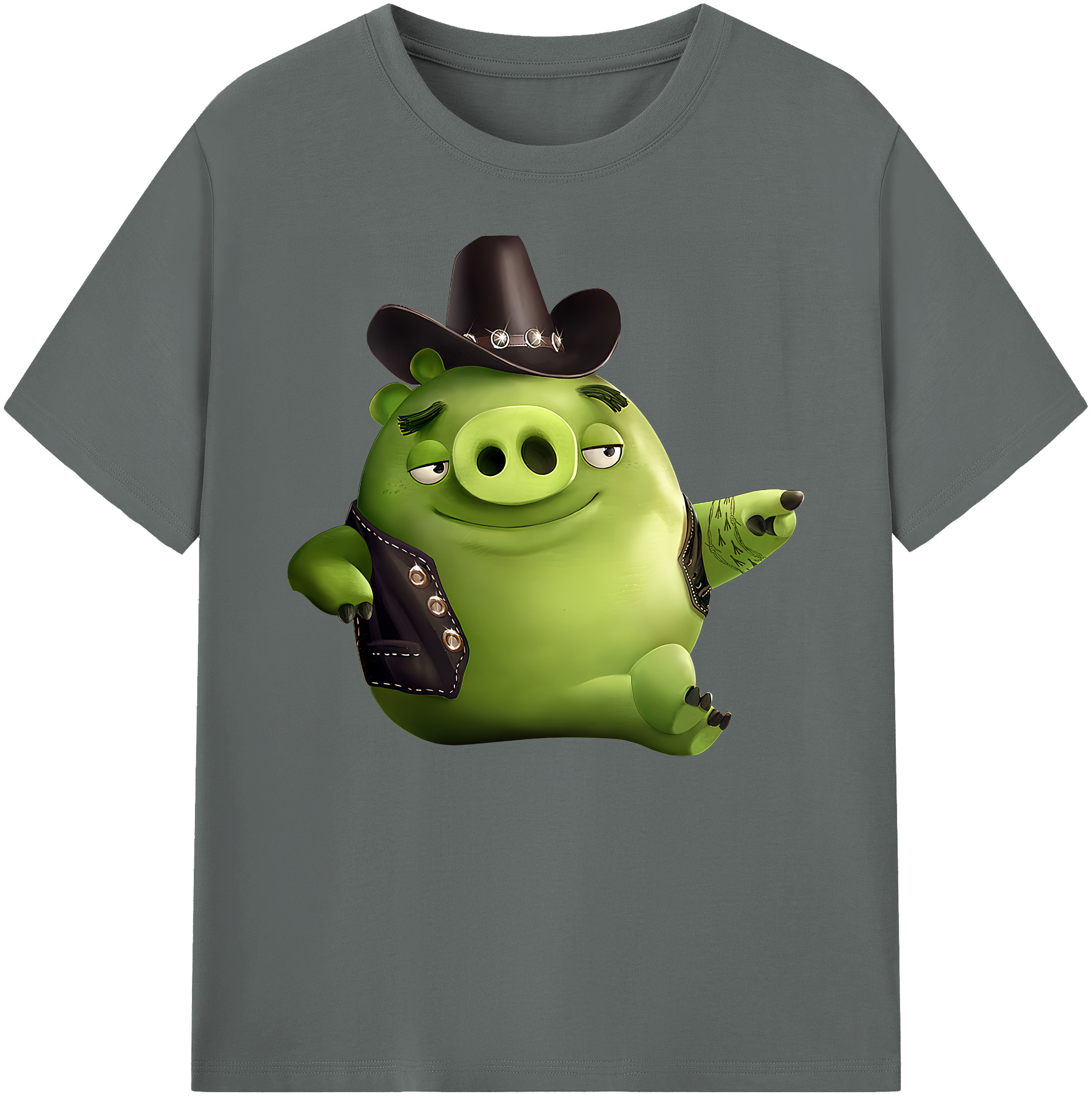 （画像用） Angry Birds アングリーバード 綿100％ メンズ半袖Tシャツ｜肌触りやわらか＆通気性